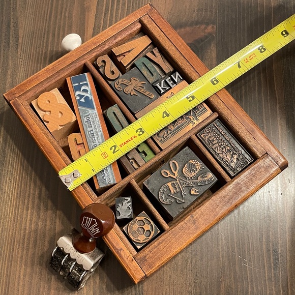 Vintage Copper on Wood Letterpress & More Stamps - Picture 12 of 12